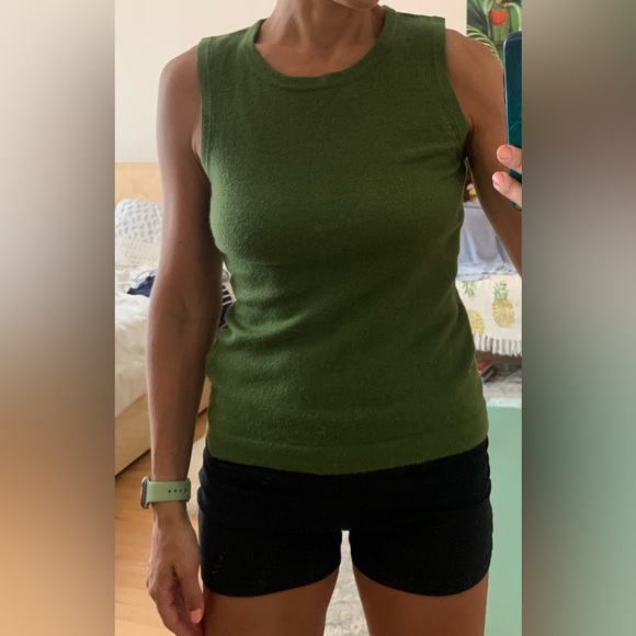 Banana Republic - Sweater Vest Wool/Cashmere - size XS - Green - Picture 6 of 6